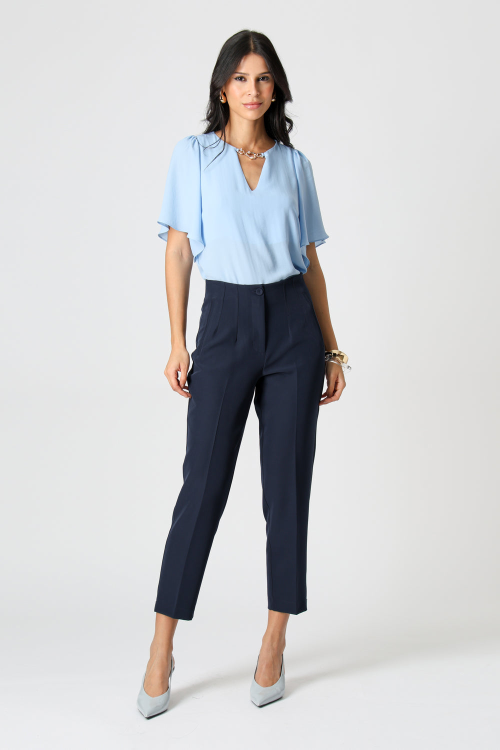 Calça Cenoura New Alfaiataria - MARINHO