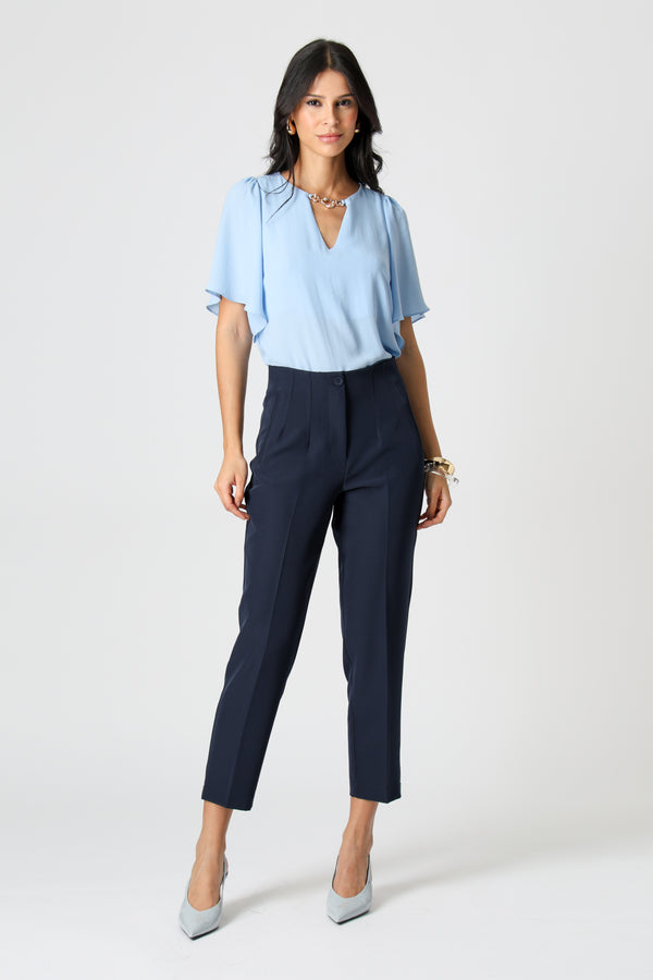 Calça Cenoura New Alfaiataria - MARINHO