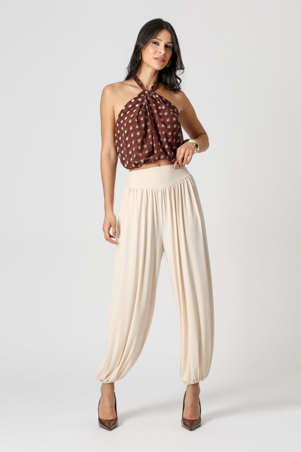 Calça Aladim Em Malha Ity - CRU