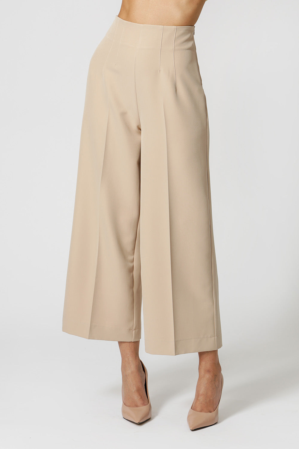 Calça Pantacourt Alfaiataria - AREIA