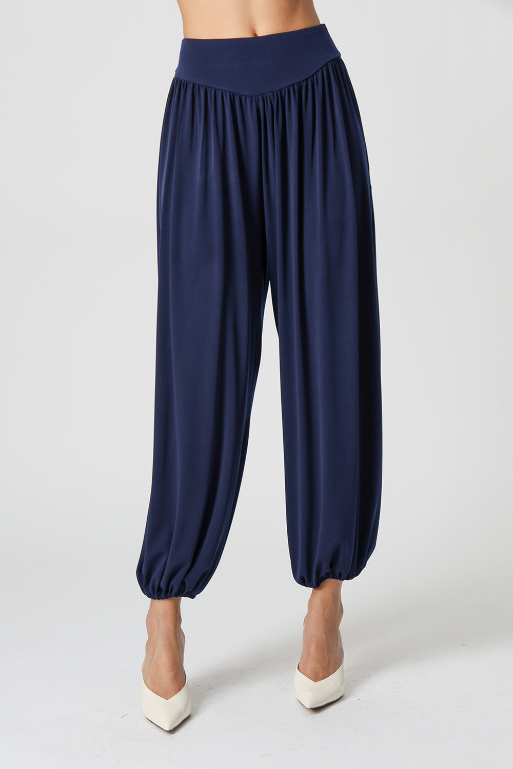 Calça Aladim Em Malha Ity - MARINHO