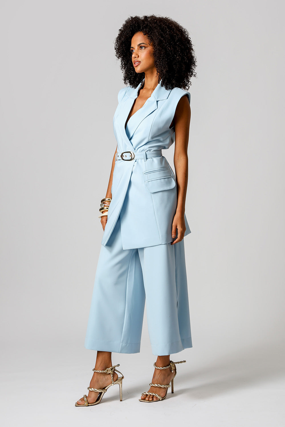 Vestido Colete Com Cinto - CIANO CL