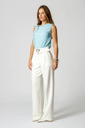 Blusa Decote Assimétrico Com Prega - CIANO CL