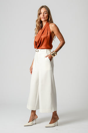 Blusa Frente Única Degagê - MARROM