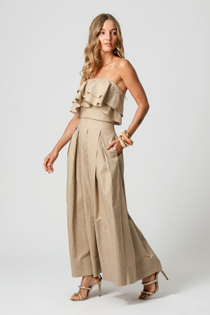 Top Strapless Com Babados - AREIA