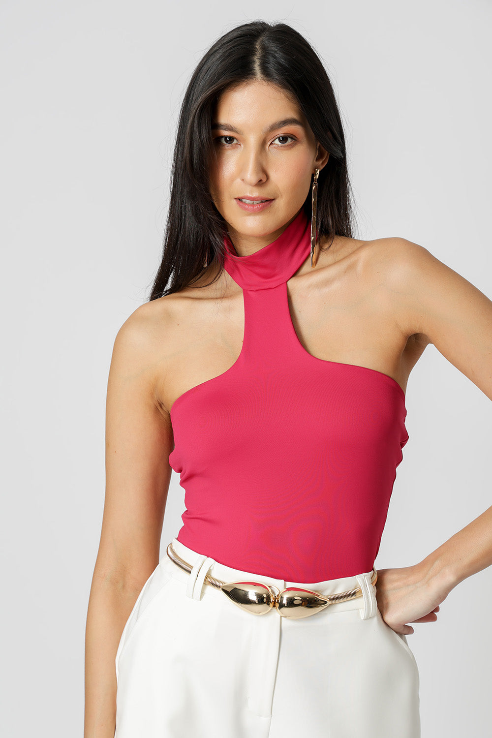 Blusa Com Gola Amni - PINK