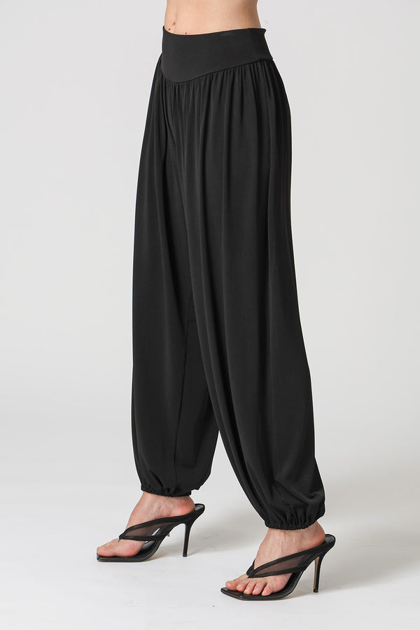 Calça Aladim Em Malha Ity - PRETO