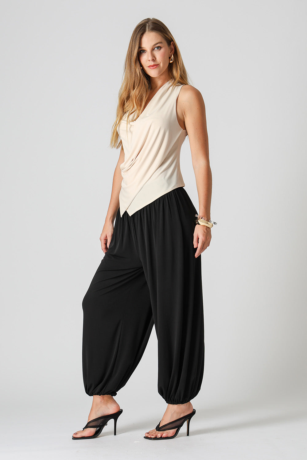 Blusa Decote Degagê Transpassada - CRU
