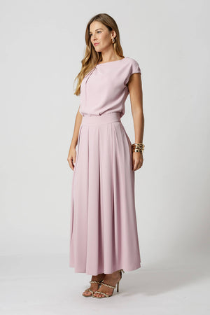 Blusa Com Metal Dourado - LILAS CLARO