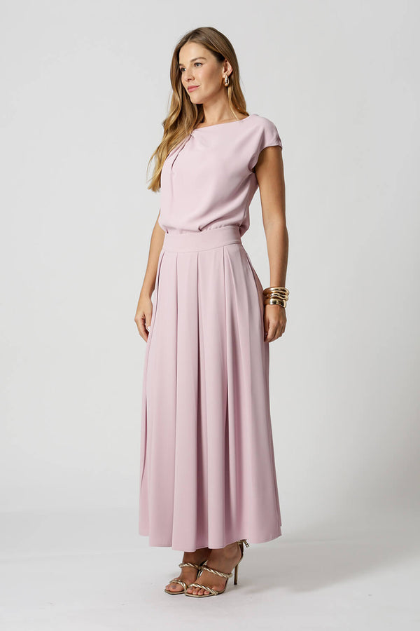 Blusa Com Metal Dourado - LILAS CLARO