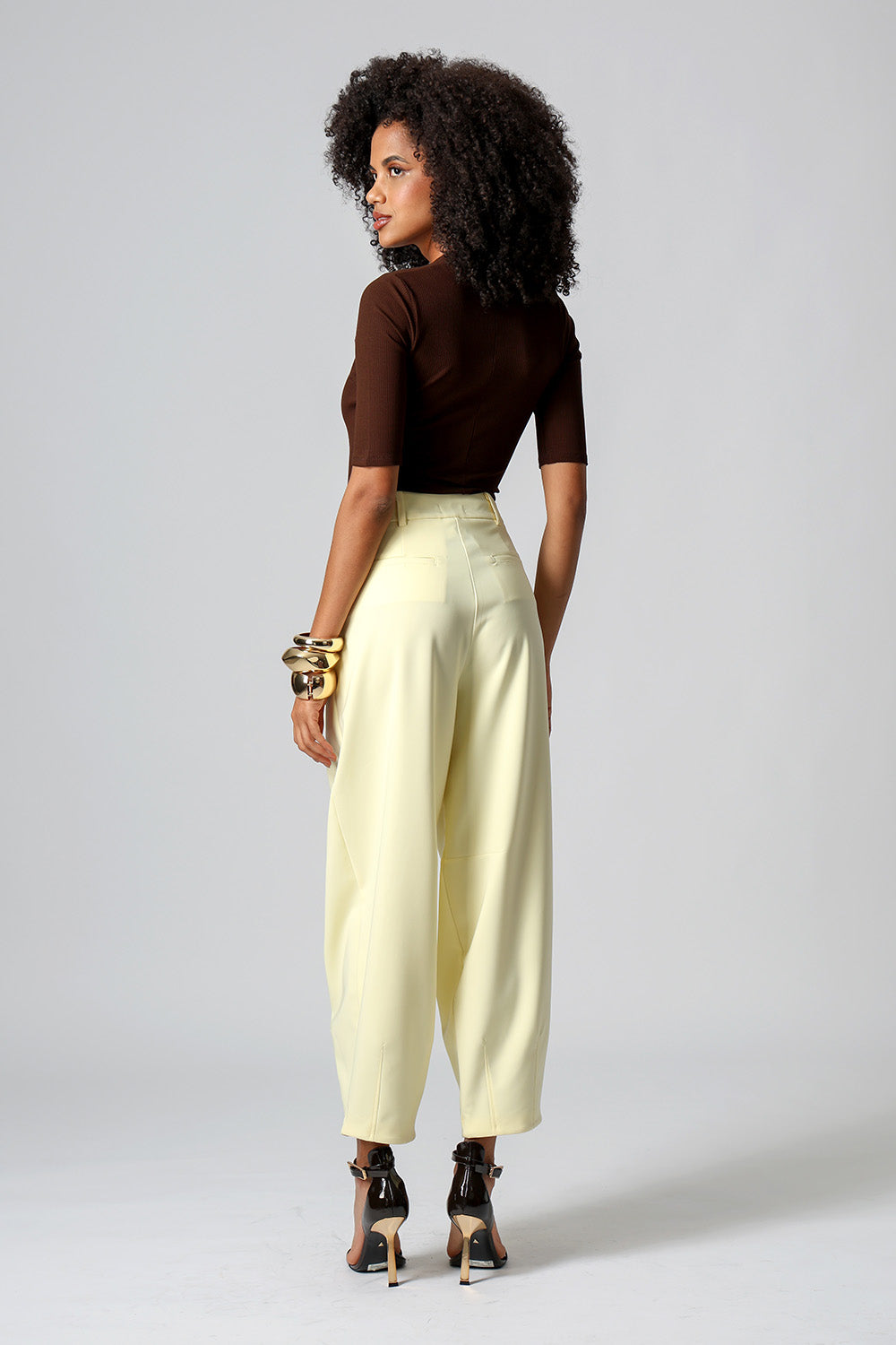 Blusa Decote Quadrado - CAFE