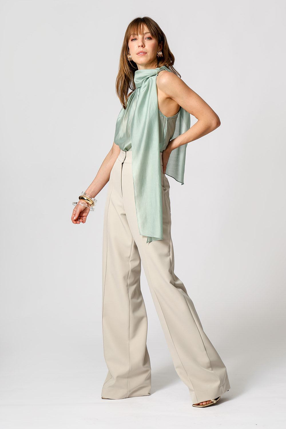 Blusa Regata Com Faixa Versátil - MINERAL