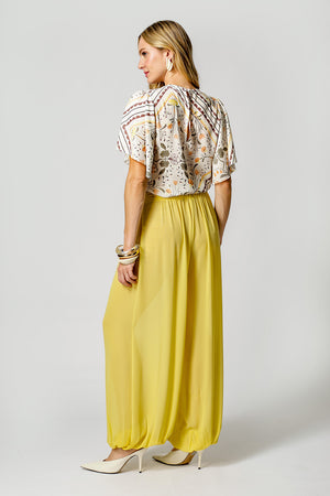 Blusa Estampada Manga Angel - LARANJA 1220