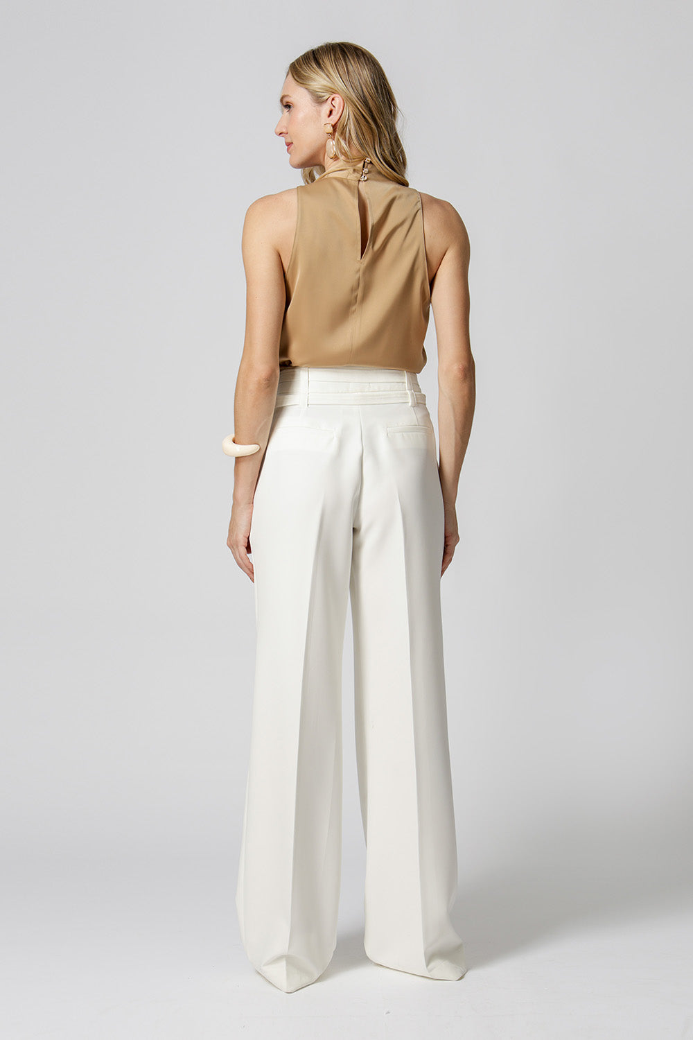 Blusa Decote Drapeado - GOLD