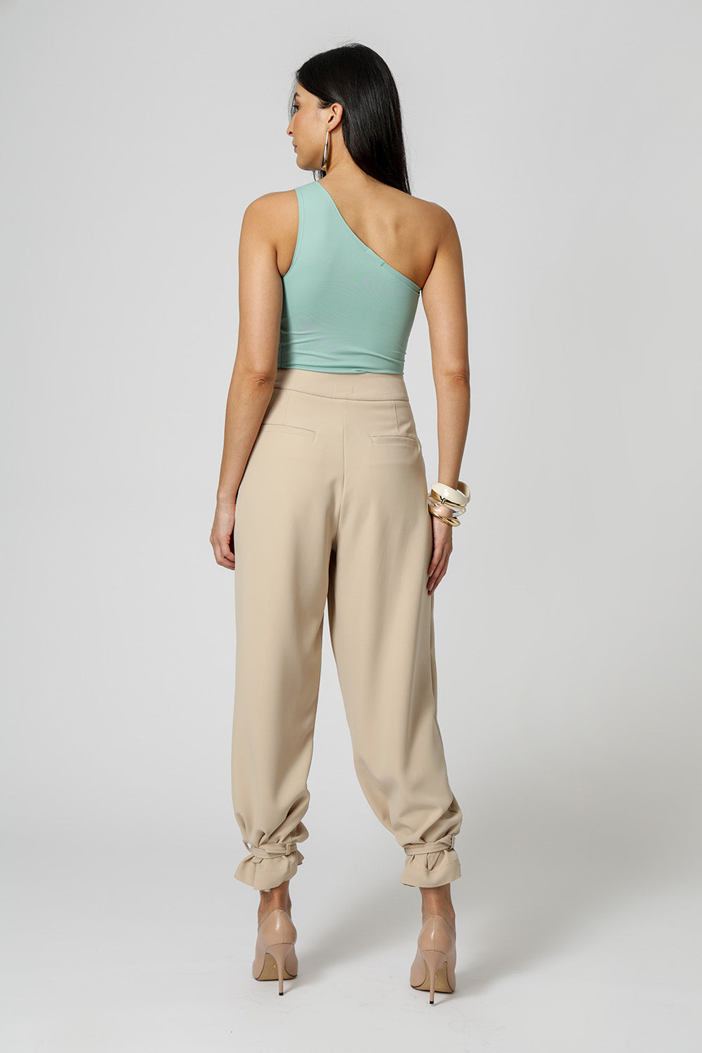 Blusa Ombro Único Malha Amni - MINERAL