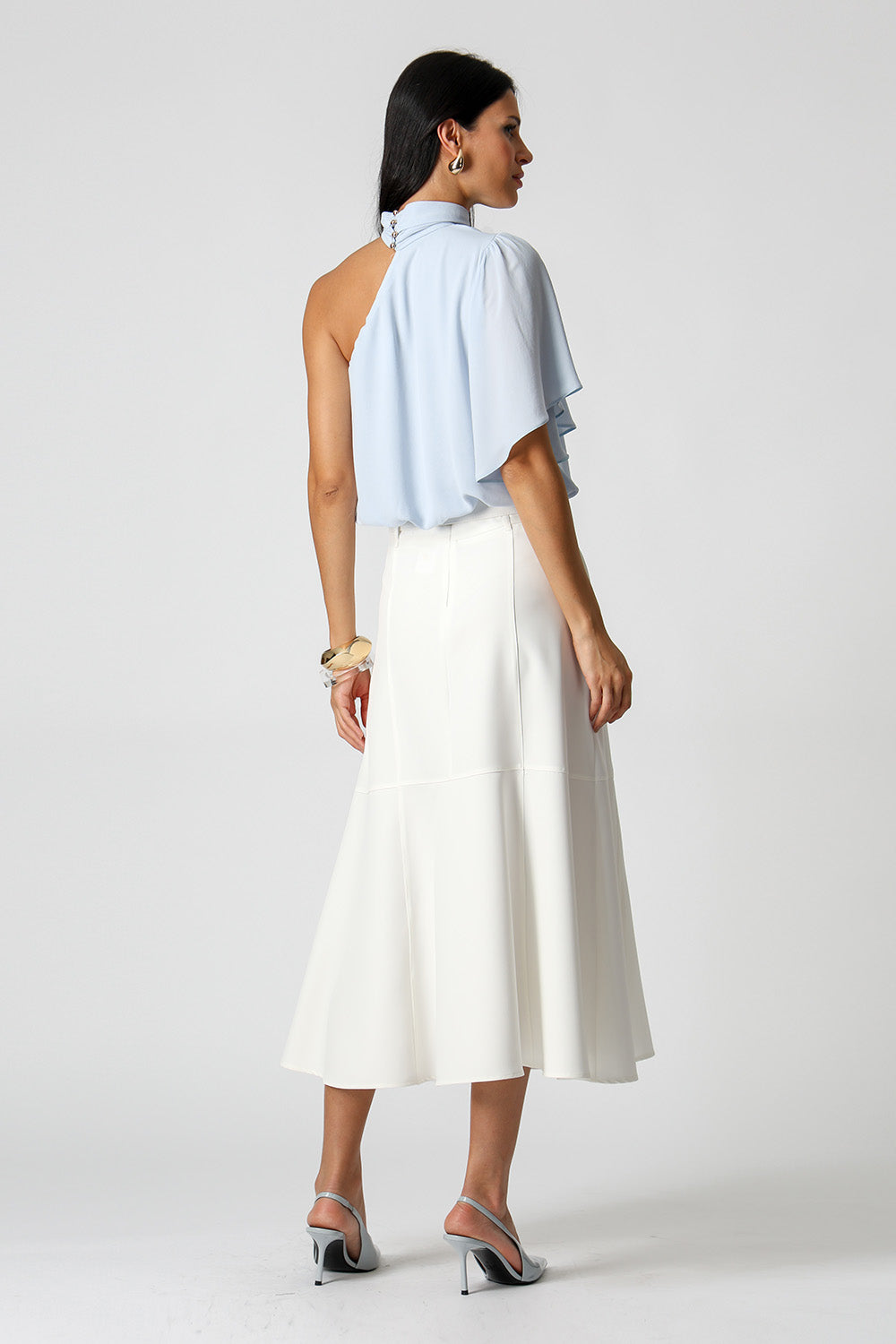 Blusa Balonê Com Manga Angel - AZUL CLARO