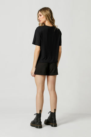 Camiseta Estampa Escrita - PRETO