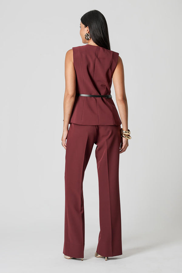 Blusa Colete Alfaiataria Com Botões