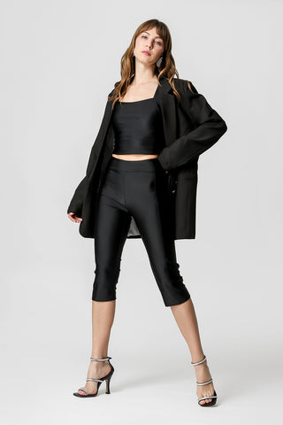 Pantalones Pedal Pushers - NEGRO