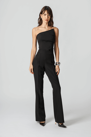 Calça Semi Flare Alfaiataria - PRETO