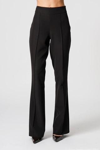Calça Semi Flare Alfaiataria - PRETO