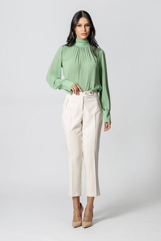 Blusa Gola Alta Com Amarração - GARRAFA CL