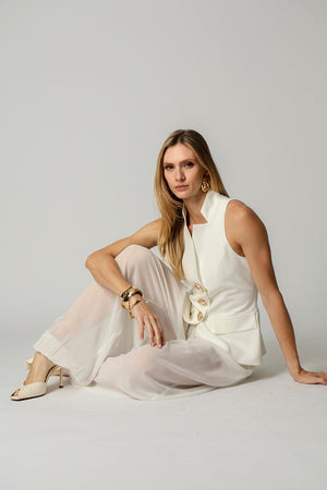 Calça Aladim Em Chiffon Glass TRIMIX