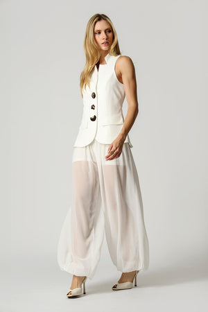 Calça Aladim Em Chiffon Glass TRIMIX