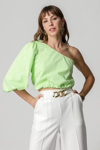 Blusa Ombro Único Bubble - LIMAO