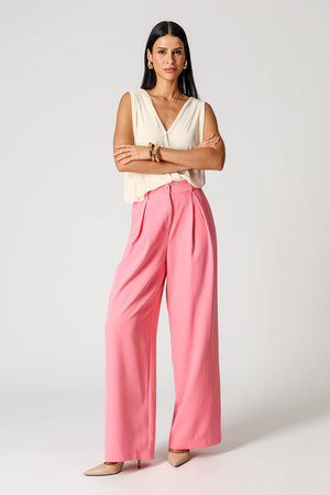 Calça Pantalona Com Prega TRIMIX