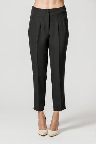 Pantalones de vestir Carrot - NEGRO 2