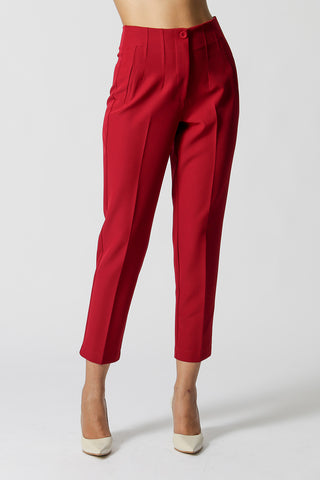 Pantalones Carrot Tailored - WINE ESC