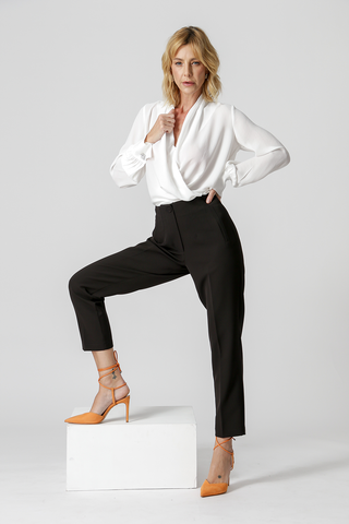 Pantalones Carrot Tailored - NEGRO