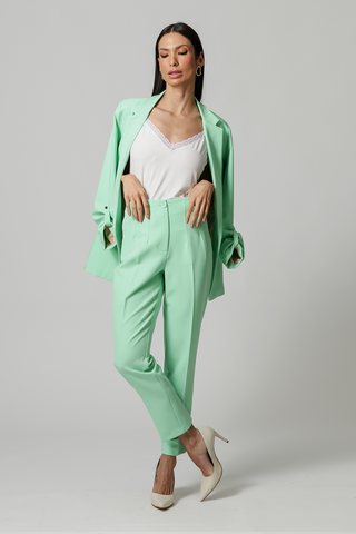 Pantalones de vestir Carrot - VERDE CL