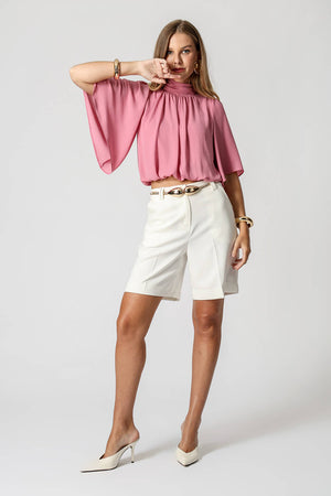 Blusa Bubble Manga Angel