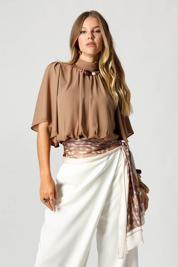 Blusa Bubble Manga Angel