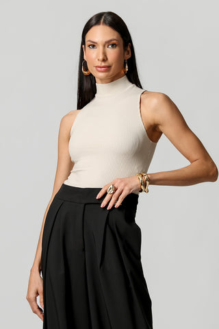 Blusa Gola Alta Canelada - GELO ESC