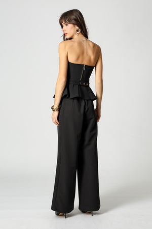 Blusa Peplum Strapless