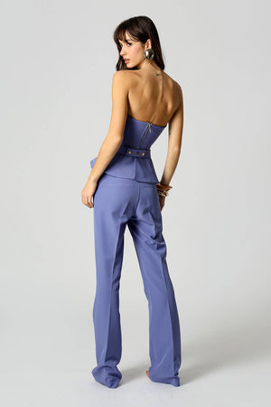 Blusa Peplum Strapless