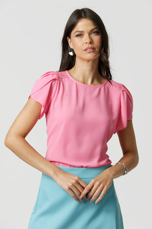 Blusa Manga Tulipa