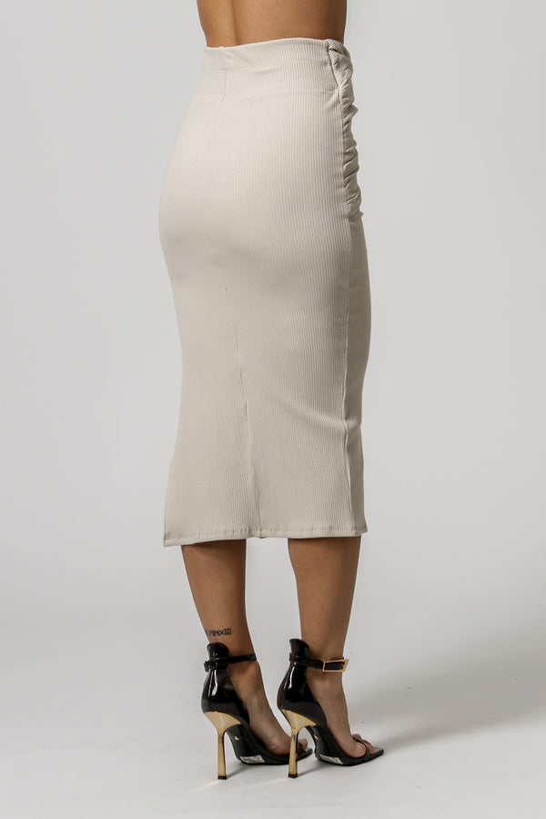 Saia Com Twist Franzido