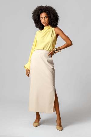 Saia De Alfaiataria Reta