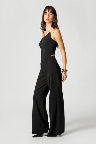 Macacão Strapless Assimétrico - PRETO