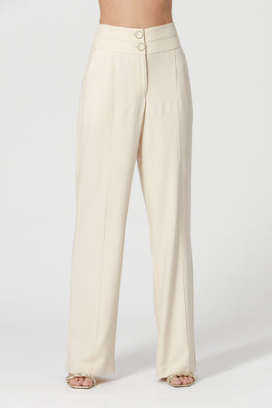 Calça Com Cós Duplo