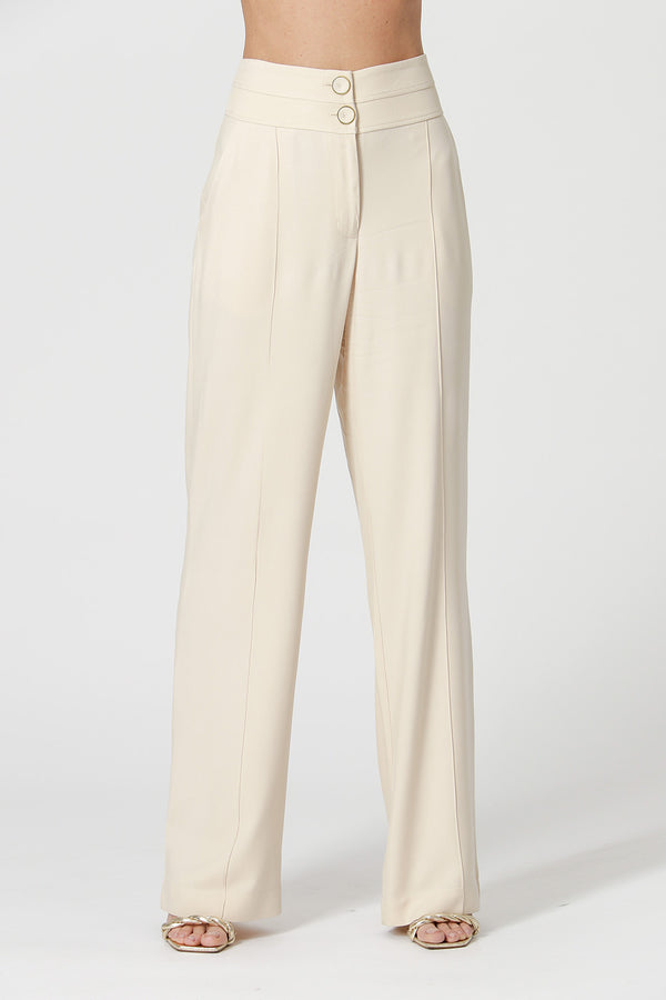 Calça Com Cós Duplo