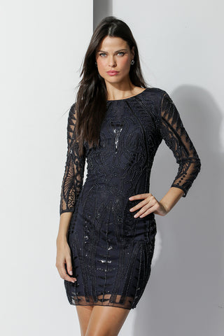 Vestido Chloe - AZUL MARINO