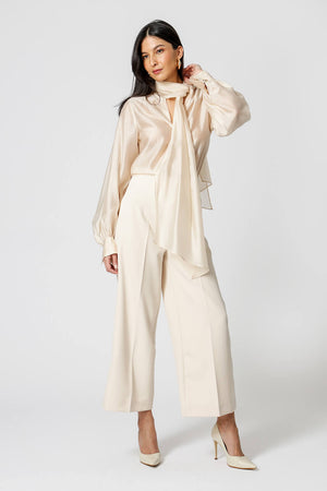 Camisa Com Laço Amplo