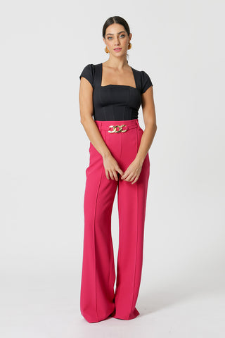 Blusa Corset Decote Reto - PRETO