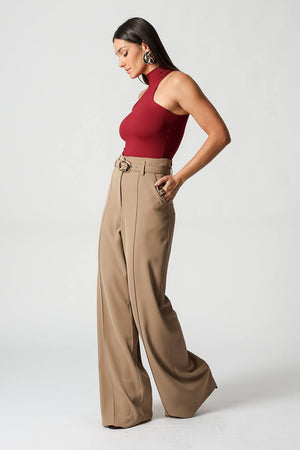 Blusa Ombro Único Com Gola
