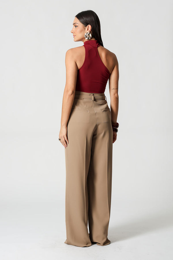 Blusa Ombro Único Com Gola